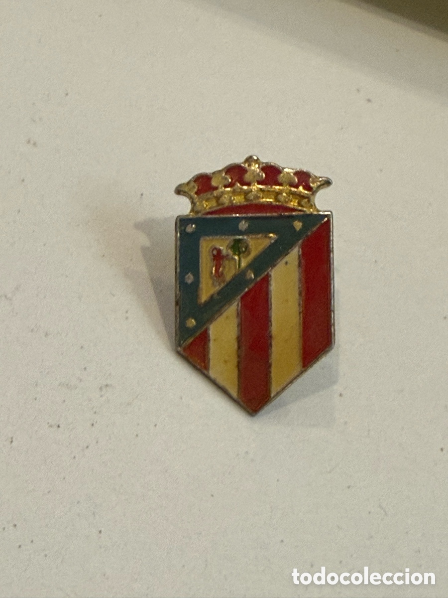 Pins de colecci&oacute;n: Pin Atl&eacute;tico de Madrid esmaltado. Insignia vintage