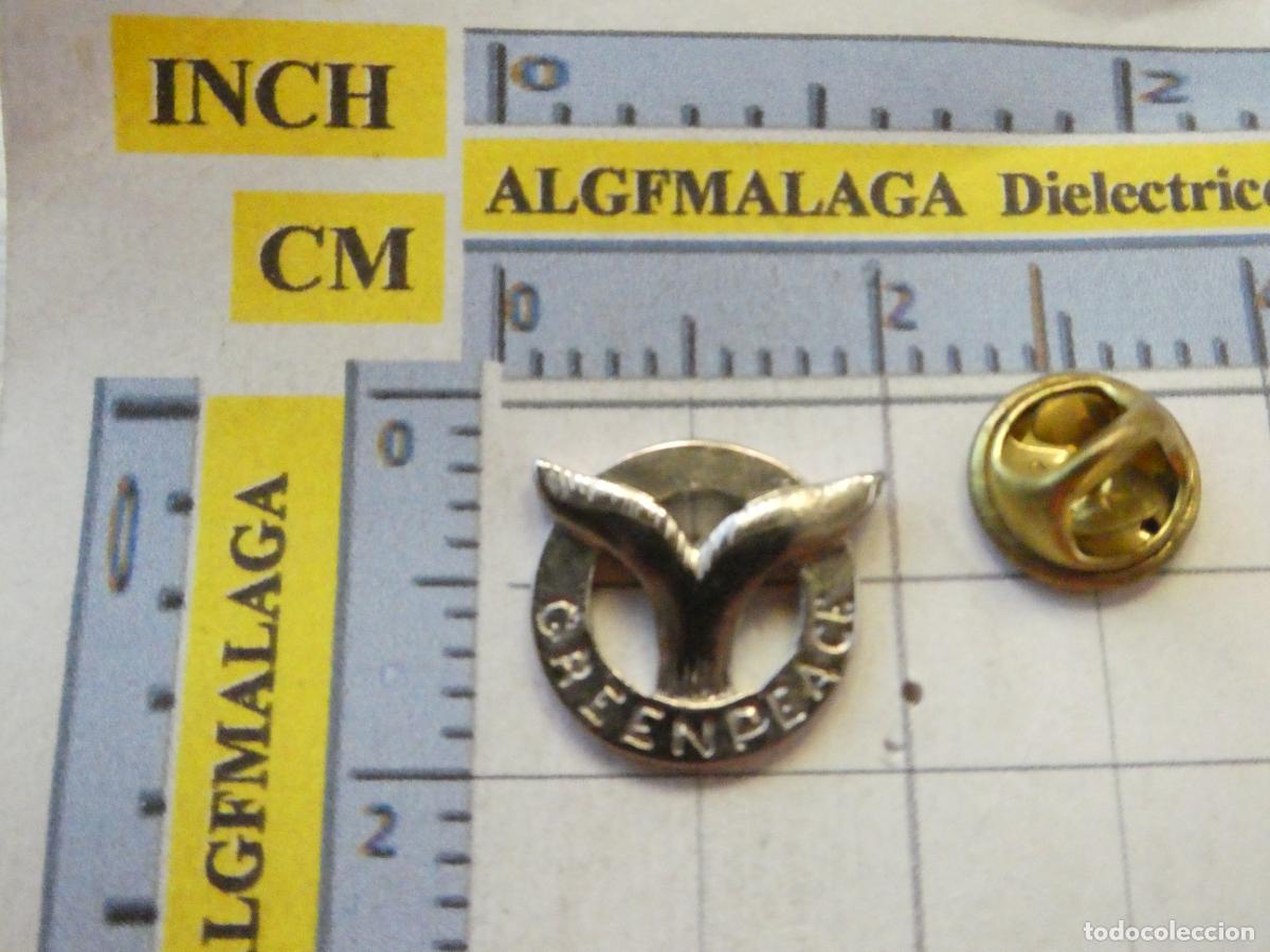 Pins de colecci&oacute;n: PIN DE ANIMALES ECOLOG&Iacute;A NATURALEZA. GREENPEACE BALLENAS