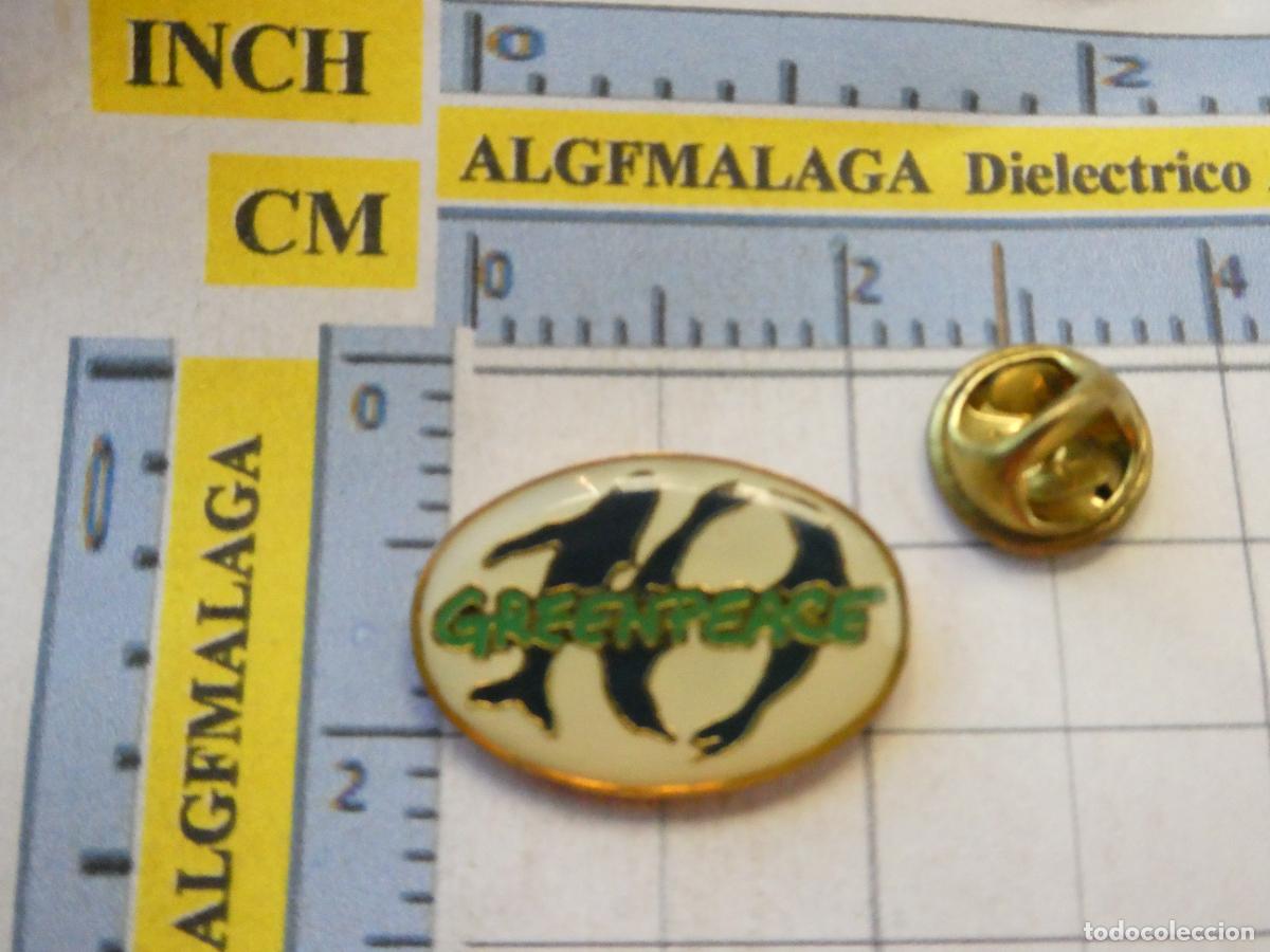 Pins de colecci&oacute;n: PIN DE ANIMALES ECOLOG&Iacute;A NATURALEZA. GREENPEACE BALLENAS