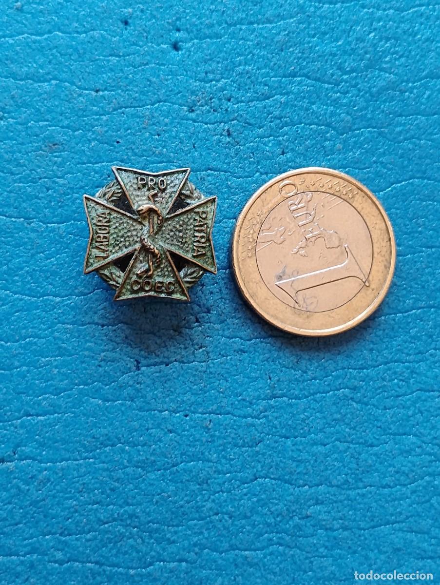 Pins de colecci&oacute;n: ANTIGUA INSIGNIA/PIN DE OJAL - LABORA PRO PATRIA COEC - NO PIN