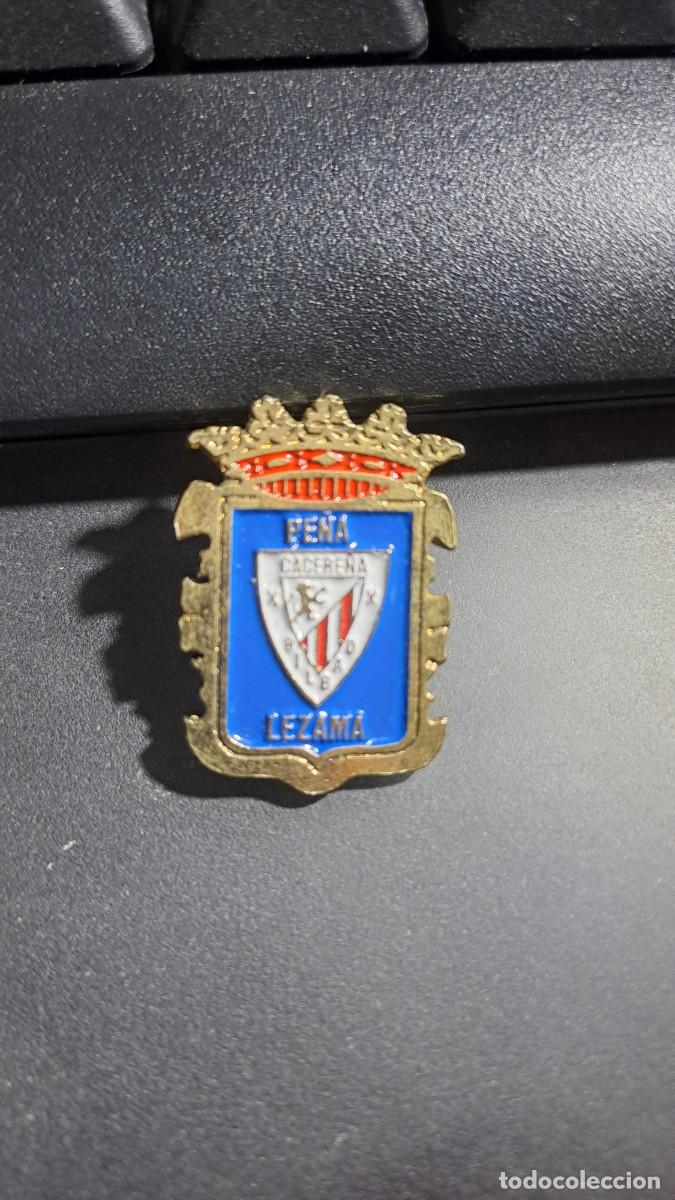 Pins de colecci&oacute;n: PIN PE&Ntilde;A CACERE&Ntilde;A LEZAMA ATHLETIC CLUB DE BILBAO FUNDADA EN 1995