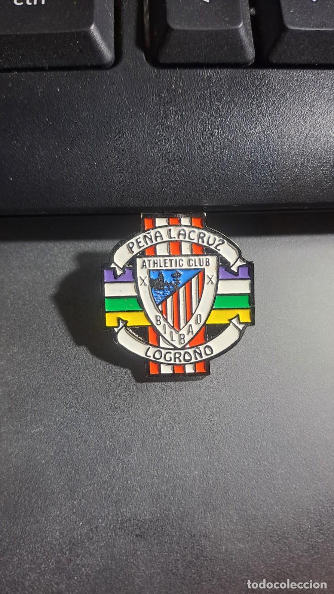 Pins de colecci&oacute;n: PIN PE&Ntilde;A LACRUZ DE LOGRO&Ntilde;O ATHLETIC CLUB DE BILBAO