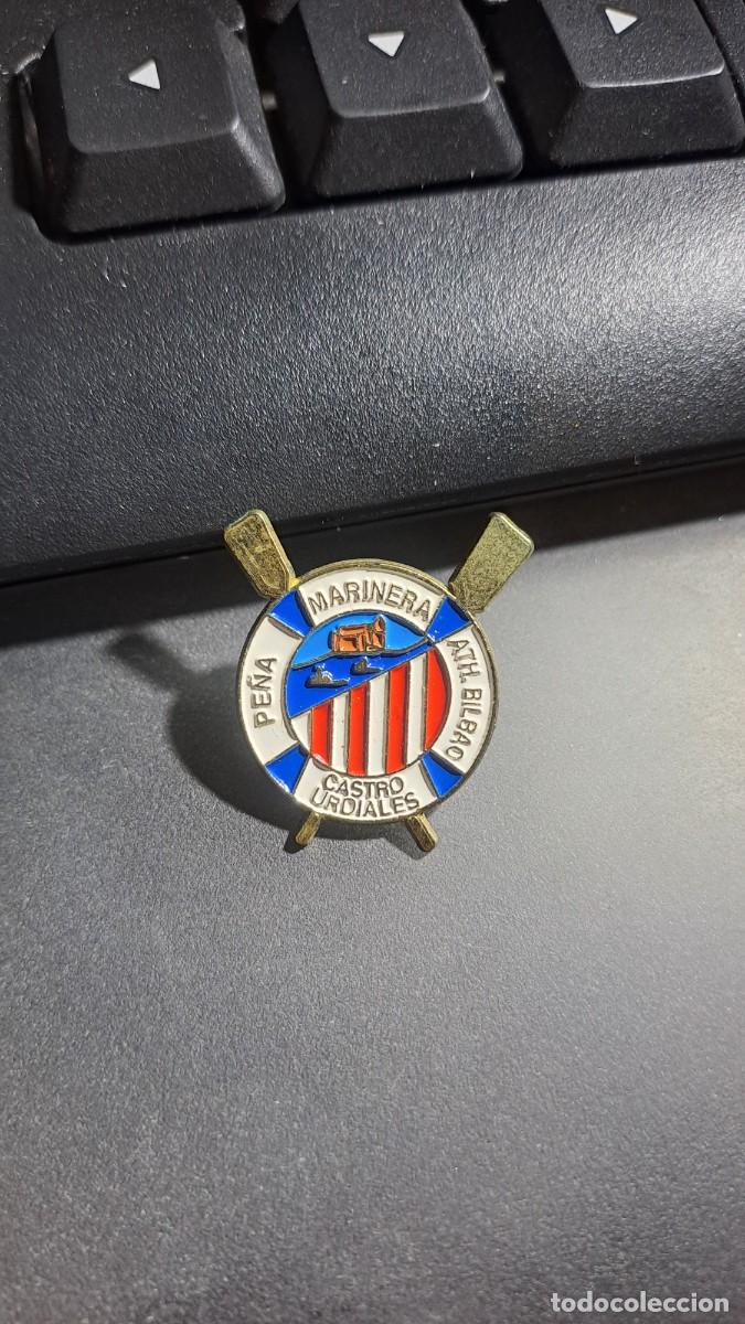 Pins de colecci&oacute;n: PIN PE&Ntilde;A ATHLETIC MARINERA CASTRO URDIALES ATHLETIC CLUB DE BILBAO
