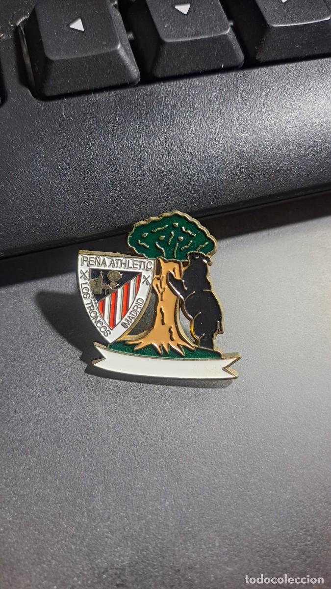 Pins de colecci&oacute;n: PIN PE&Ntilde;A ATHLETIC LOS TRONCOS DE MADRID ATHLETIC CLUB DE BILBAO