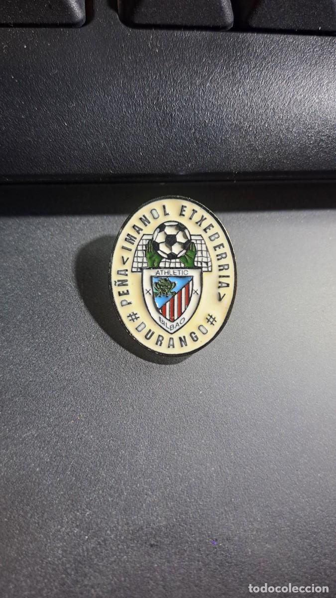 Pins de colecci&oacute;n: PIN PE&Ntilde;A IMANOL ETXEBERRIA ZAPOHERRI DURANGO ATHLETIC CLUB DE BILBAO FUNDADO EN 1997