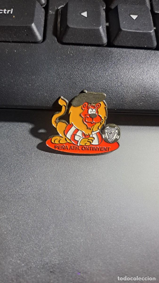 Pins de colecci&oacute;n: PIN PE&Ntilde;A PENYA ATHLETIC DE ONTINYENT DE VALENCIA ATHLETIC CLUB DE BILBAO FUNDADO EN 1998