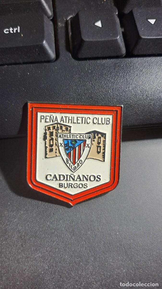 Pins de colecci&oacute;n: PIN PE&Ntilde;A ATHLETIC CLUB CADI&Ntilde;ANOS BURGOS ATHLETIC CLUB DE BILBAO FUNDADO EN 1999