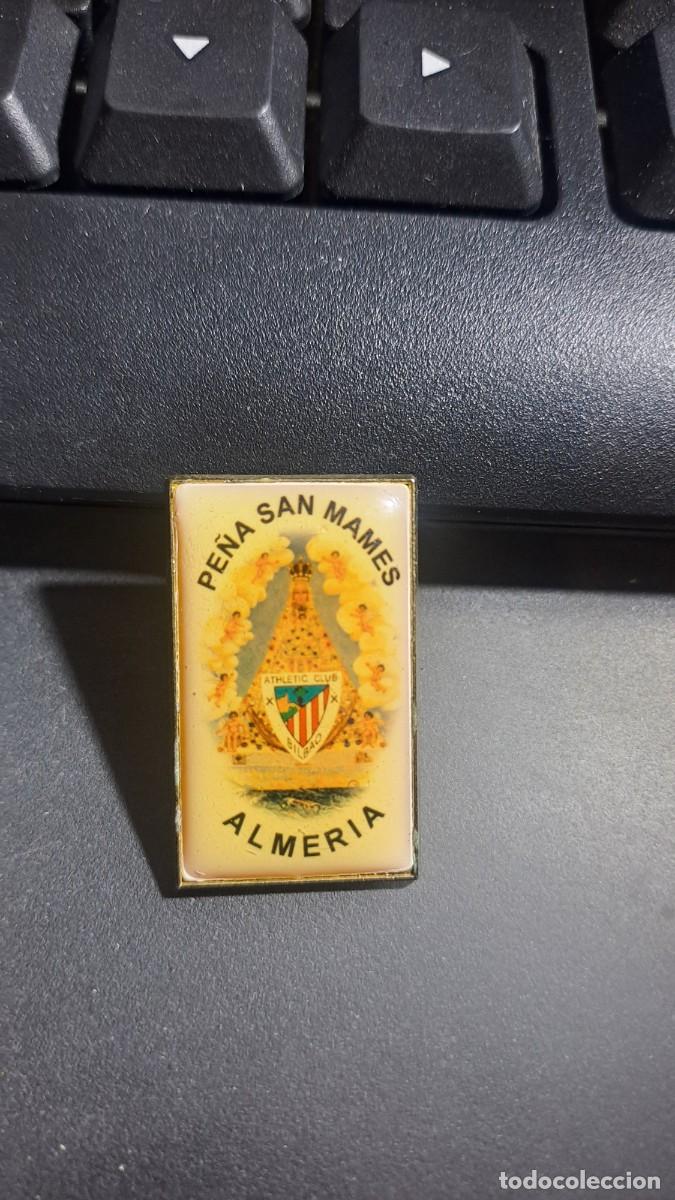 Pins de colecci&oacute;n: PIN PE&Ntilde;A SAN MAMES ALMERIA ATHLETIC CLUB DE BILBAO FUNDADO EN 1969