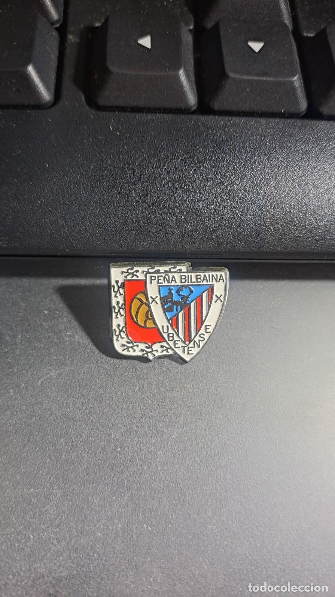 Pins de colecci&oacute;n: PIN PE&Ntilde;A BILBAINA UBETENSE DE JAEN ATHLETIC CLUB DE BILBAO