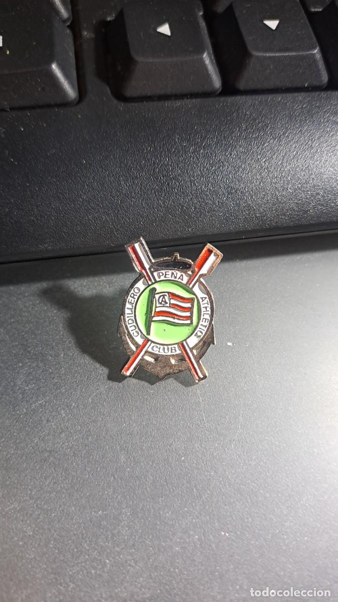 Pins de colecci&oacute;n: PIN PE&Ntilde;A ATHLETIC CLUB CUDILLERO DE ASTURIAS ATHLETIC CLUB DE BILBAO