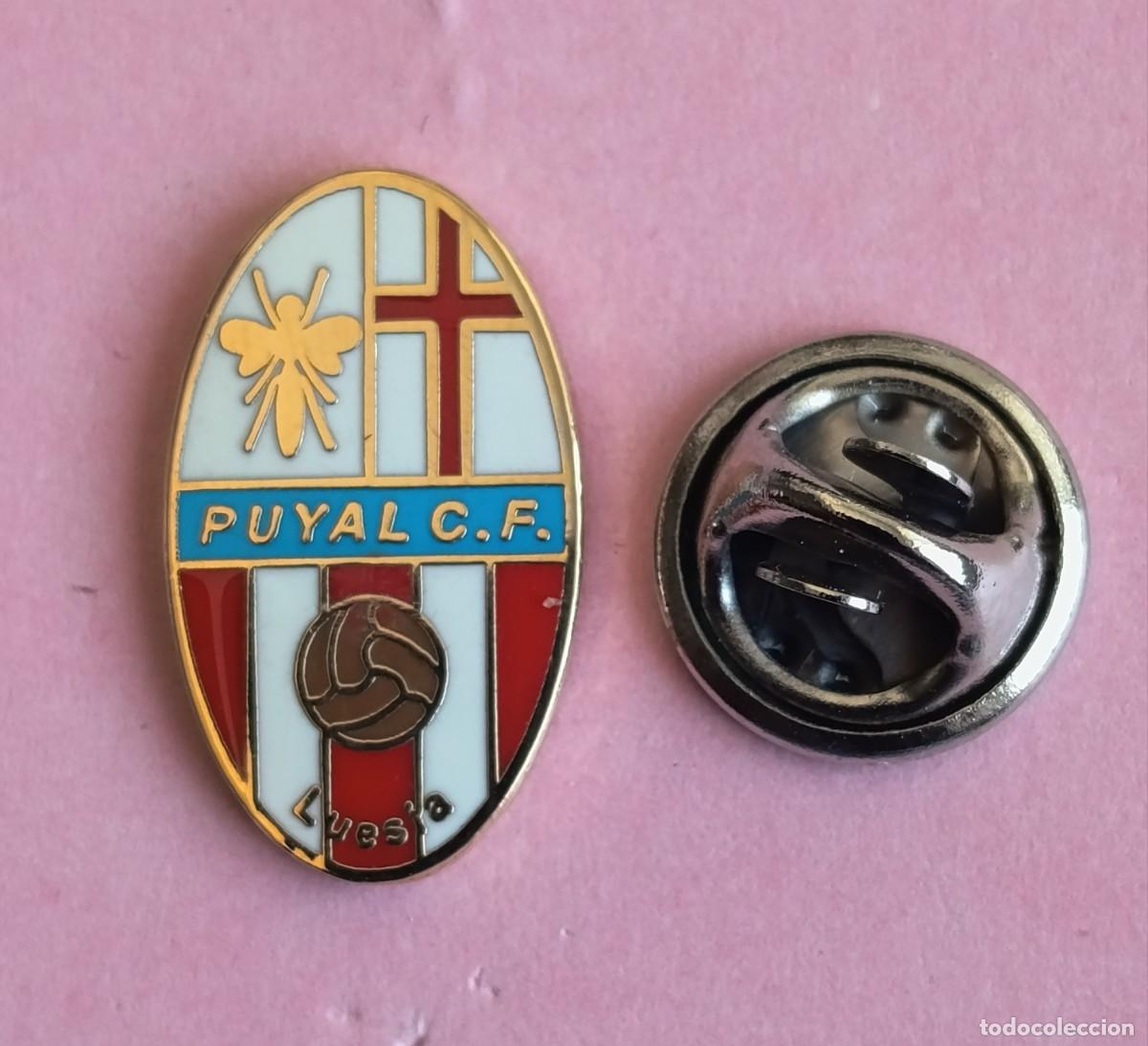 Pins de colecci&oacute;n: PIN FUTBOL - ESMALTE - PUYAL C.F. - LUESIA - ZARAGOZA - 130502