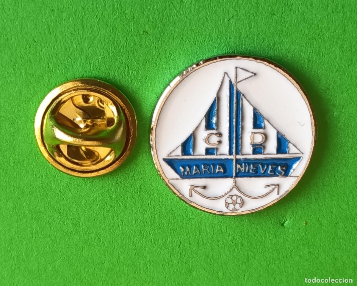Pins de colecci&oacute;n: PIN FUTBOL - NO ESMALTE - C.D. MARIA DE LAS NIEVES - VILLA DE AGAETE - LAS PALMAS - 130510