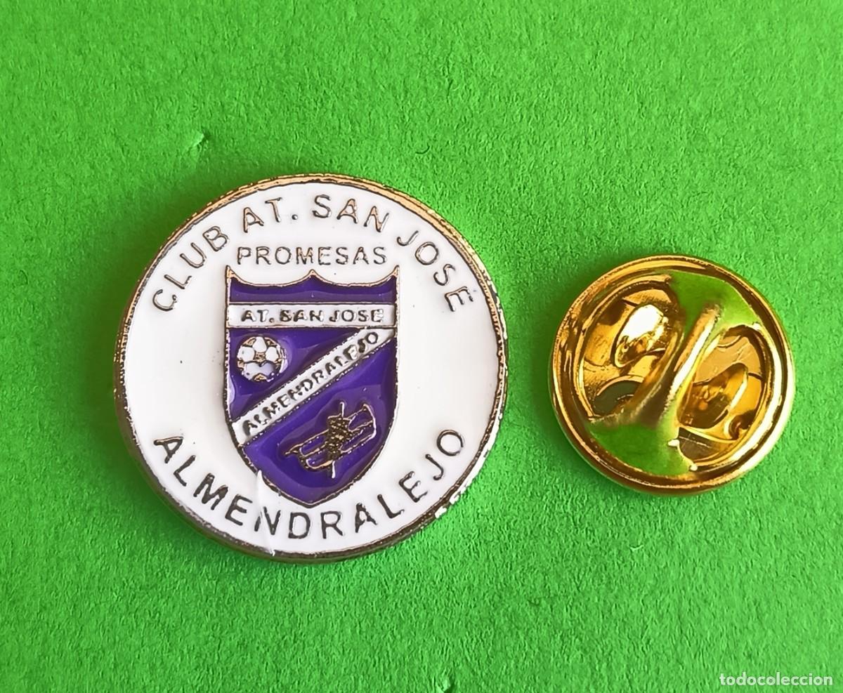 Pins de colecci&oacute;n: PIN FUTBOL - NO ESMALTE - C. ATLETICO SAN JOSE PROMESAS - ALMENDRALEJO - BADAJOZ - 130511
