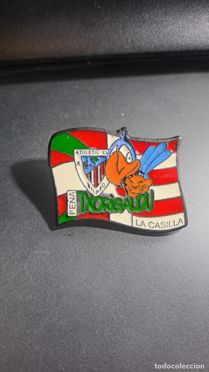 Pins de colecci&oacute;n: PIN PE&Ntilde;A TXORI GALDU TXORIGALDU LA CASILLA ATHLETIC CLUB DE BILBAO FUNDADO EN 1996