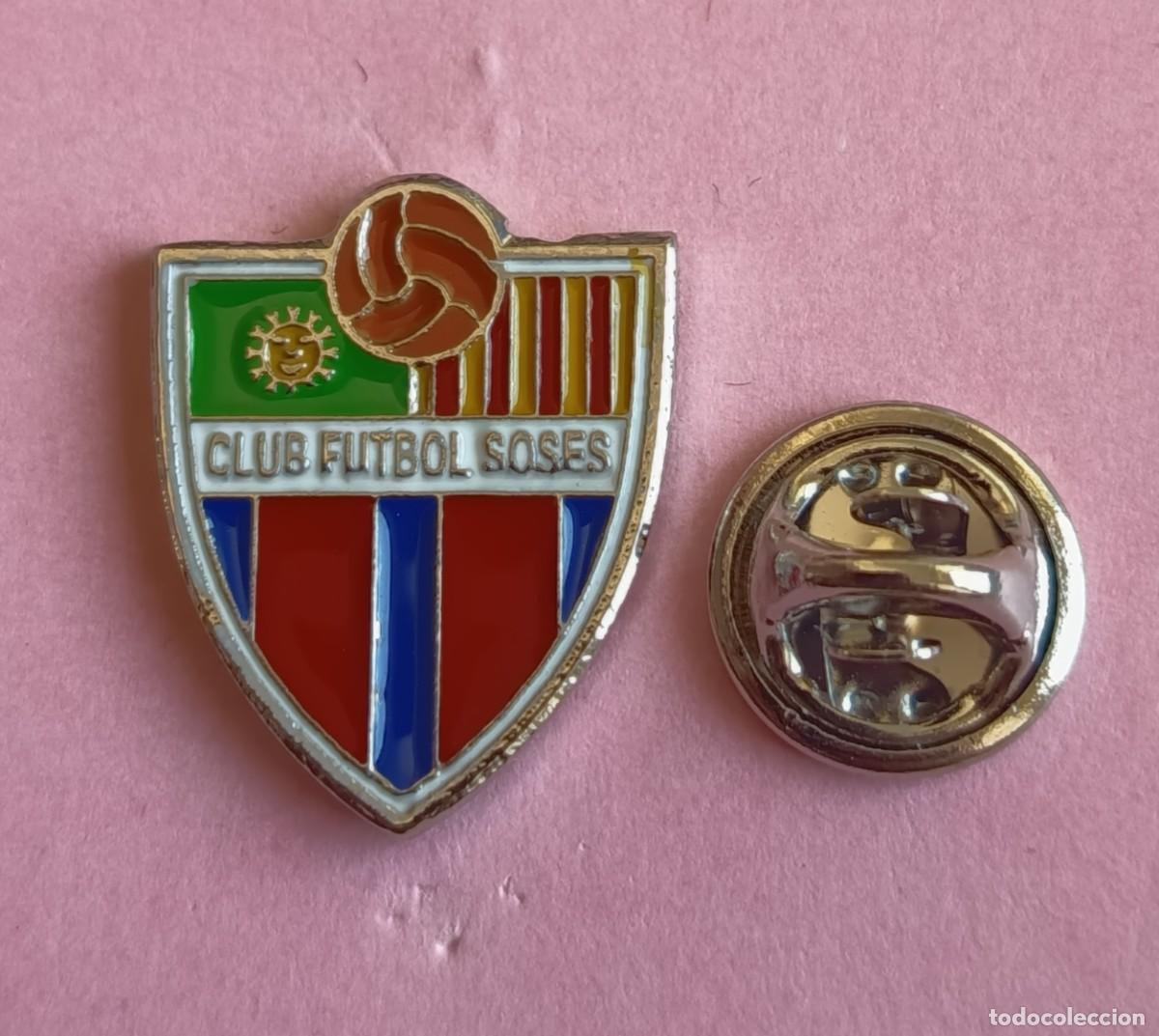 Pins de colecci&oacute;n: PIN FUTBOL - NO ESMALTE - CLUB FUTBOL SOSES - SOSES - LERIDA - 130518