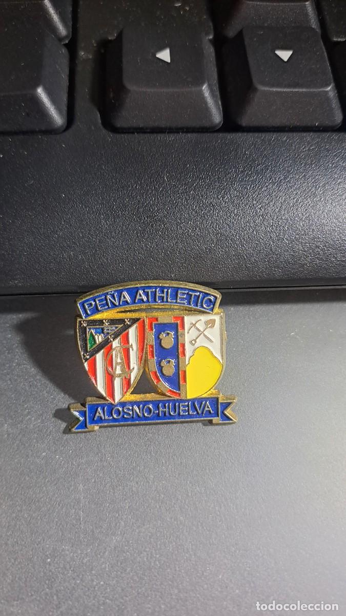 Pins de colecci&oacute;n: PIN PE&Ntilde;A ATHLETIC ALOSNO HUELVA ATHLETIC CLUB DE BILBAO