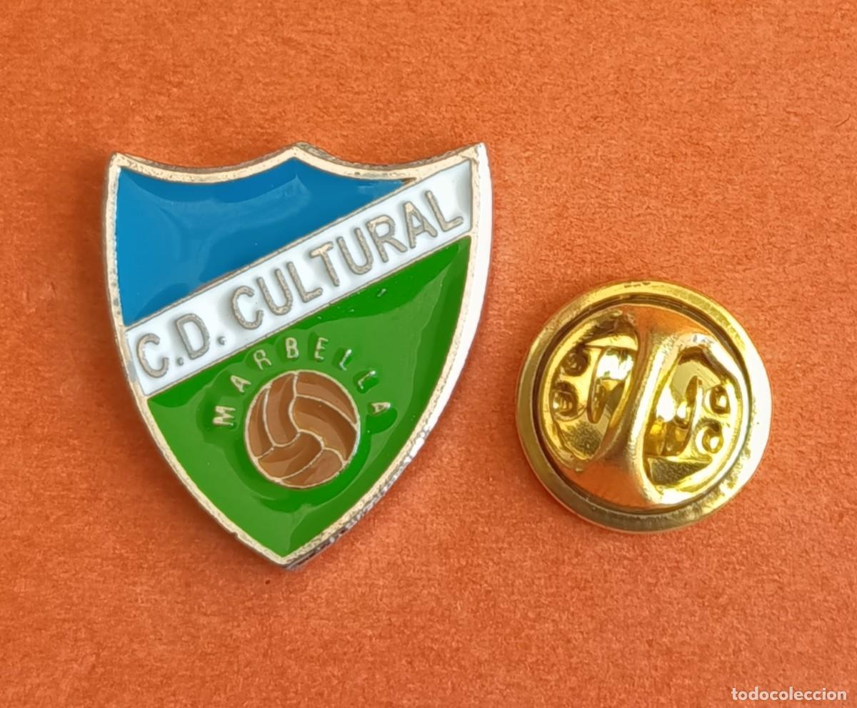 Pins de colecci&oacute;n: PIN FUTBOL - NO ESMALTE - C.D. CULTURAL - MARBELLA - MALAGA - 130527