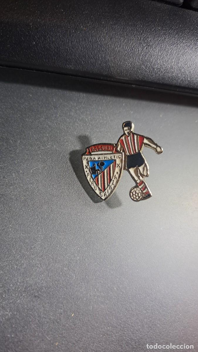 Pins de colecci&oacute;n: PIN PE&Ntilde;A ATHLETIC PIRU GAINZA DE BASAURI ATHLETIC CLUB DE BILBAO FUNDADO EN 1996