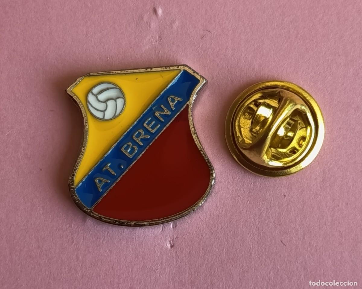 Pins de colecci&oacute;n: PIN FUTBOL - NO ESMALTE - ATLETICO BRE&Ntilde;A - SAN ANTONIO DE BRE&Ntilde;A BAJA - LA PALMA - TENERIFE - 130548