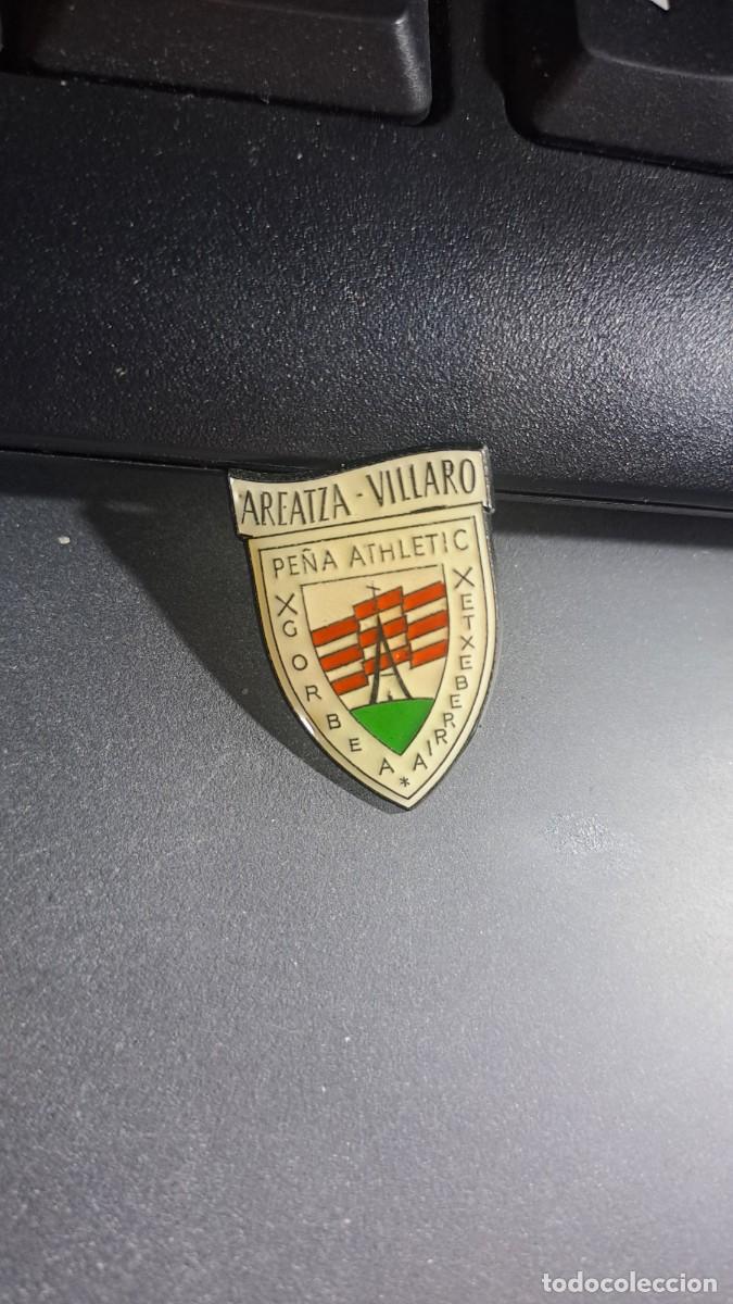 Pins de colecci&oacute;n: PIN PE&Ntilde;A ATHLETIC ETXEBERRIA GORBEA AREATZA VILLARO DE ALAVA ATHLETIC CLUB DE BILBAO