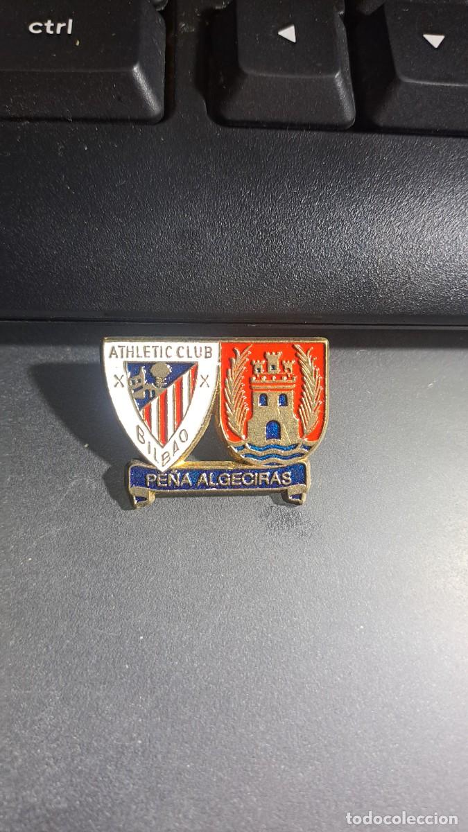 Pins de colecci&oacute;n: PIN PE&Ntilde;A ALGECIRAS DE CADIZ ATHLETIC CLUB DE BILBAO