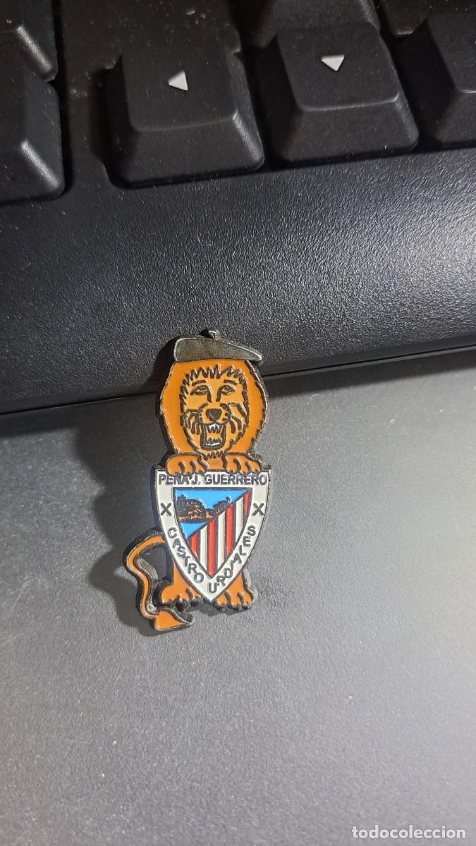 Pins de colecci&oacute;n: PIN PE&Ntilde;A GUERRERO DE CASTRO URDIALES ATHLETIC CLUB DE BILBAO FUNDADO EN 1997