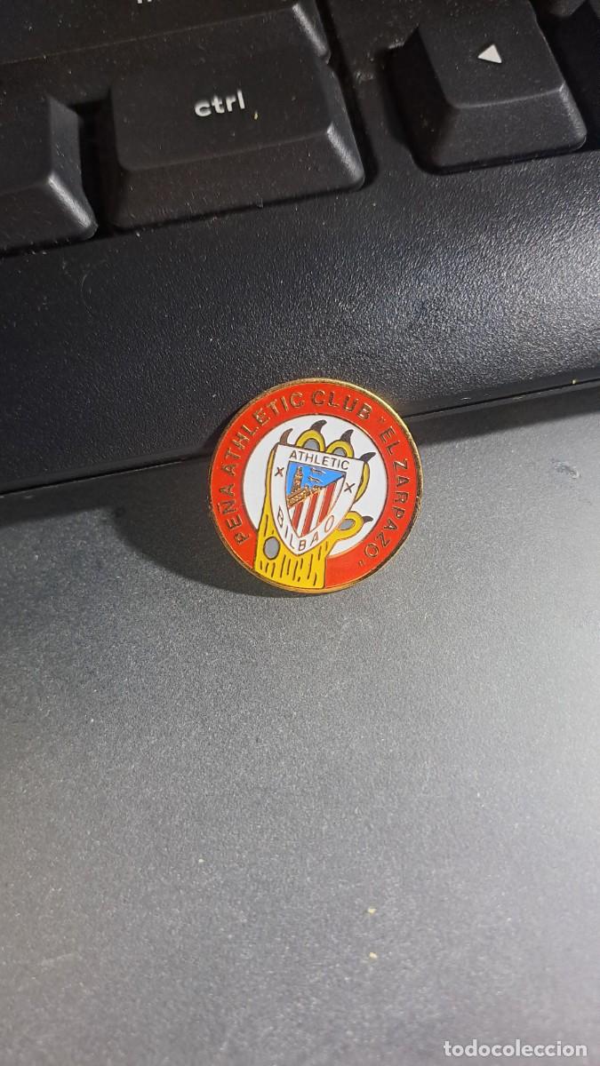 Pins de colecci&oacute;n: PIN PE&Ntilde;A ATHLETIC CLUB EL ZARPAZO DE MOSTOLES ATHLETIC CLUB DE BILBAO FUNDADO EN 1995