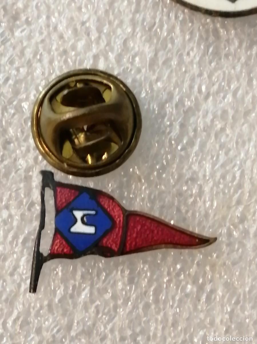 Pins de colecci&oacute;n: PINS 000 &Uacute;NICO GALLARDETE BANDER&Iacute;N COMPA&Ntilde;&Iacute;A TRASATL&Aacute;NTICA CLUB NAUTICO FABRICANTE ESUAL VALENCIA