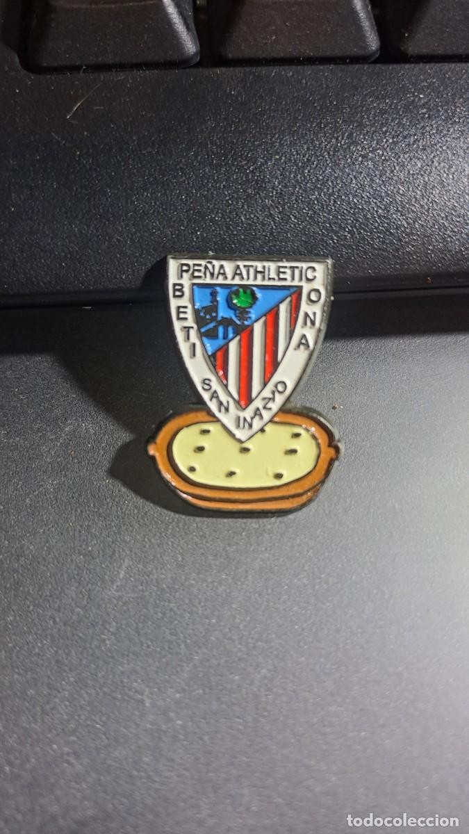 Pins de colecci&oacute;n: PIN PE&Ntilde;A ATHLETIC BETI ONA DE SAN INAZIO ATHLETIC CLUB DE BILBAO FUNDADO 1999