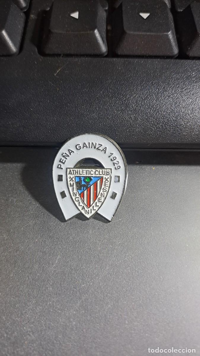 Pins de colecci&oacute;n: PIN PE&Ntilde;A GAINZA DE MINGLANILLA CUENCA ATHLETIC CLUB DE BILBAO FUNDADO EN 1950