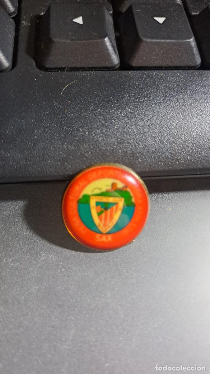 Pins de colecci&oacute;n: PIN PE&Ntilde;A CULTURAL DEPORTIVA ATHLETIC DE SAX ALICANTE ATHLETIC CLUB DE BILBAO