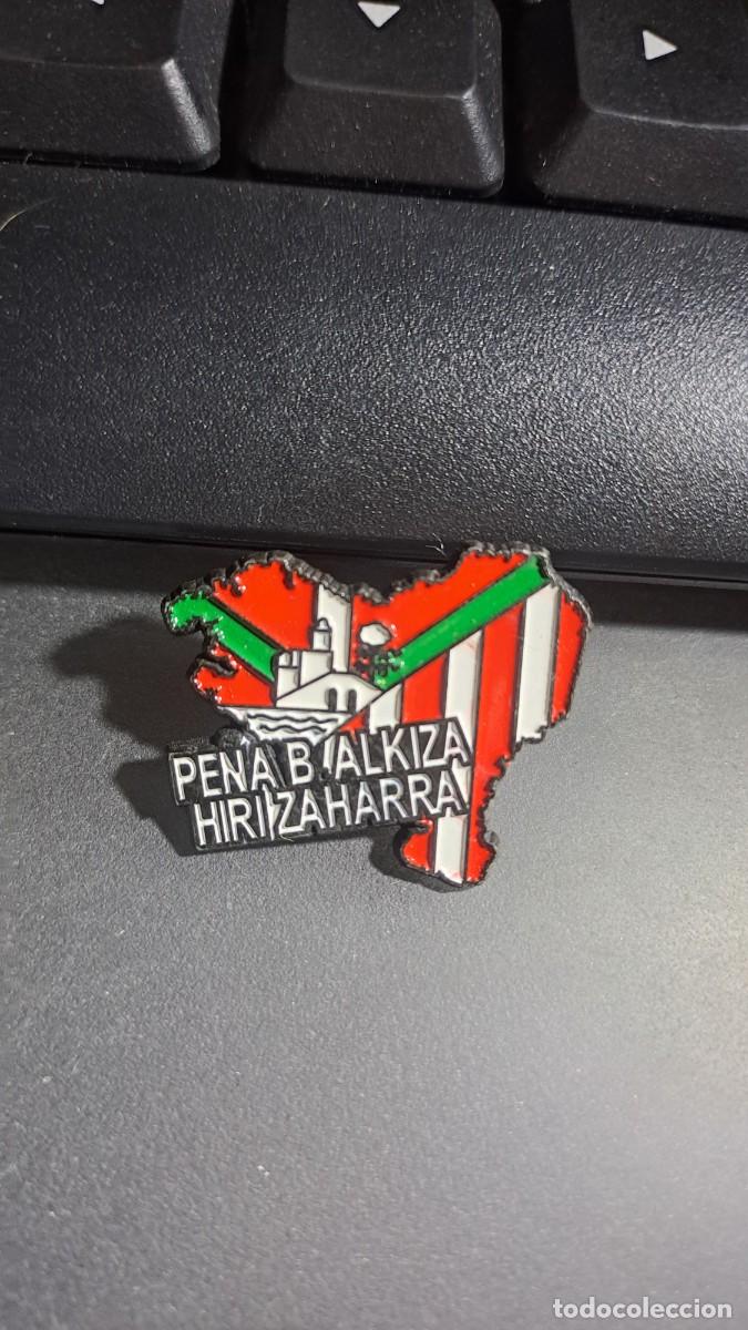 Pins de colecci&oacute;n: PIN PE&Ntilde;A ATHLETIC CLUB BITTOR ALKIZA HIRI ZAHARRA ATHLETIC CLUB DE BILBAO FUNDADO EN 1996