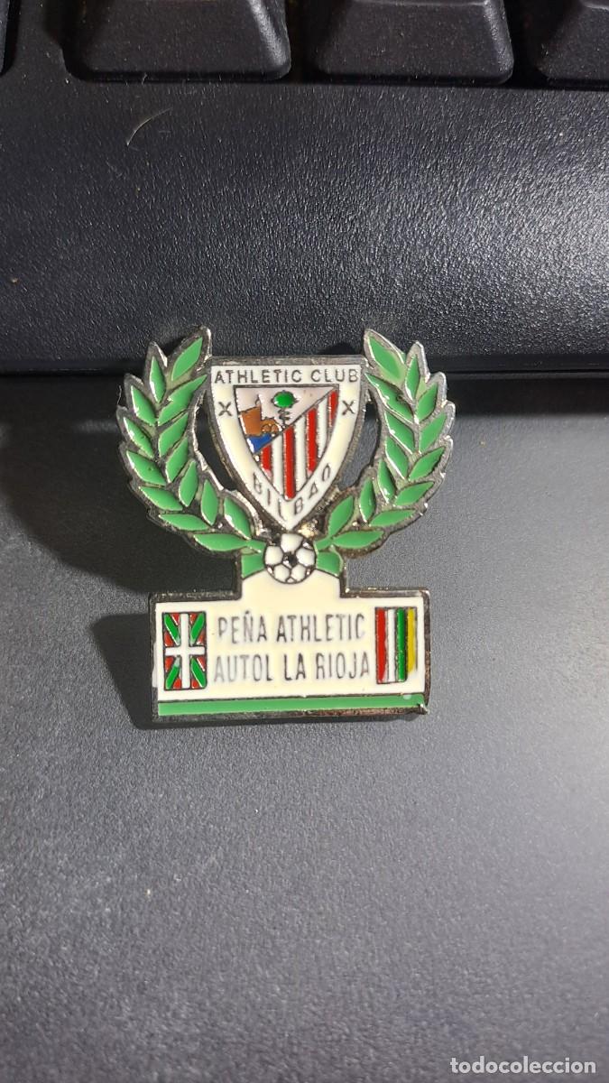 Pins de colecci&oacute;n: PIN PE&Ntilde;A ATHLETIC AUTOL LA RIOJA ATHLETIC CLUB DE BILBAO