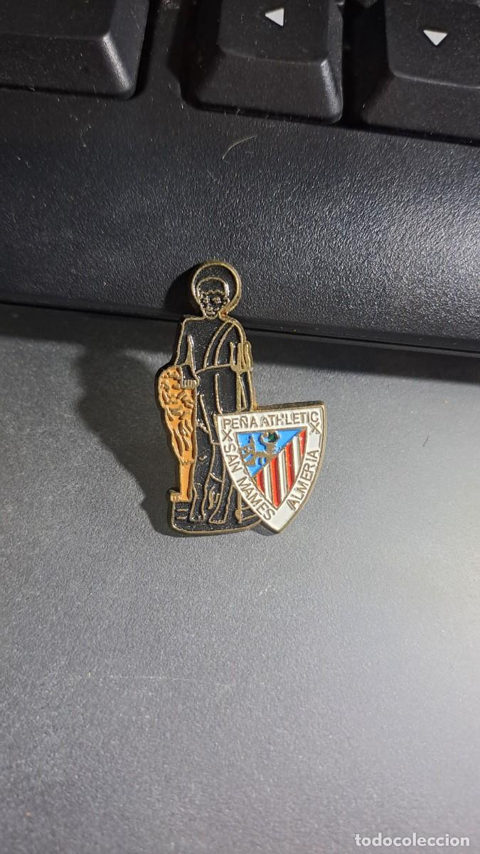 Pins de colecci&oacute;n: PIN PE&Ntilde;A ATHLETIC SAN MAMES DE ALMERIA ATHLETIC CLUB DE BILBAO FUNDADO EN 1969