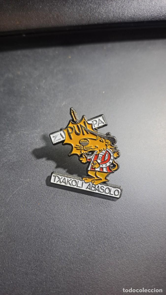 Pins de colecci&oacute;n: PIN DEL ATHLETIC TXAKOLI ABASOLO ZI PUN PA ATHLETIC CLUB DE BILBAO