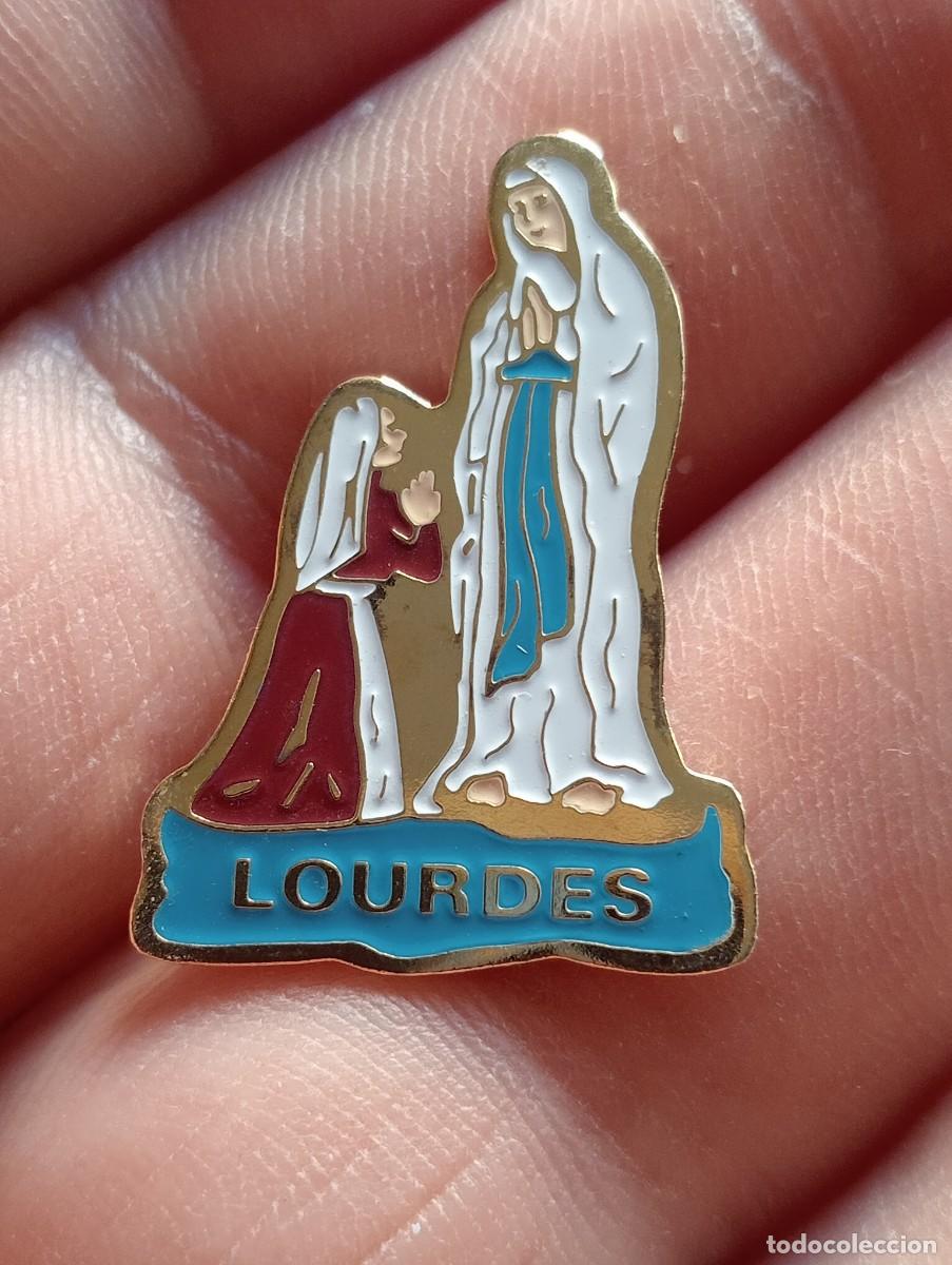 Pins de colecci&oacute;n: PINS LOURDES PEREGRINACI&Oacute;N RELIGIOSO VIRGEN