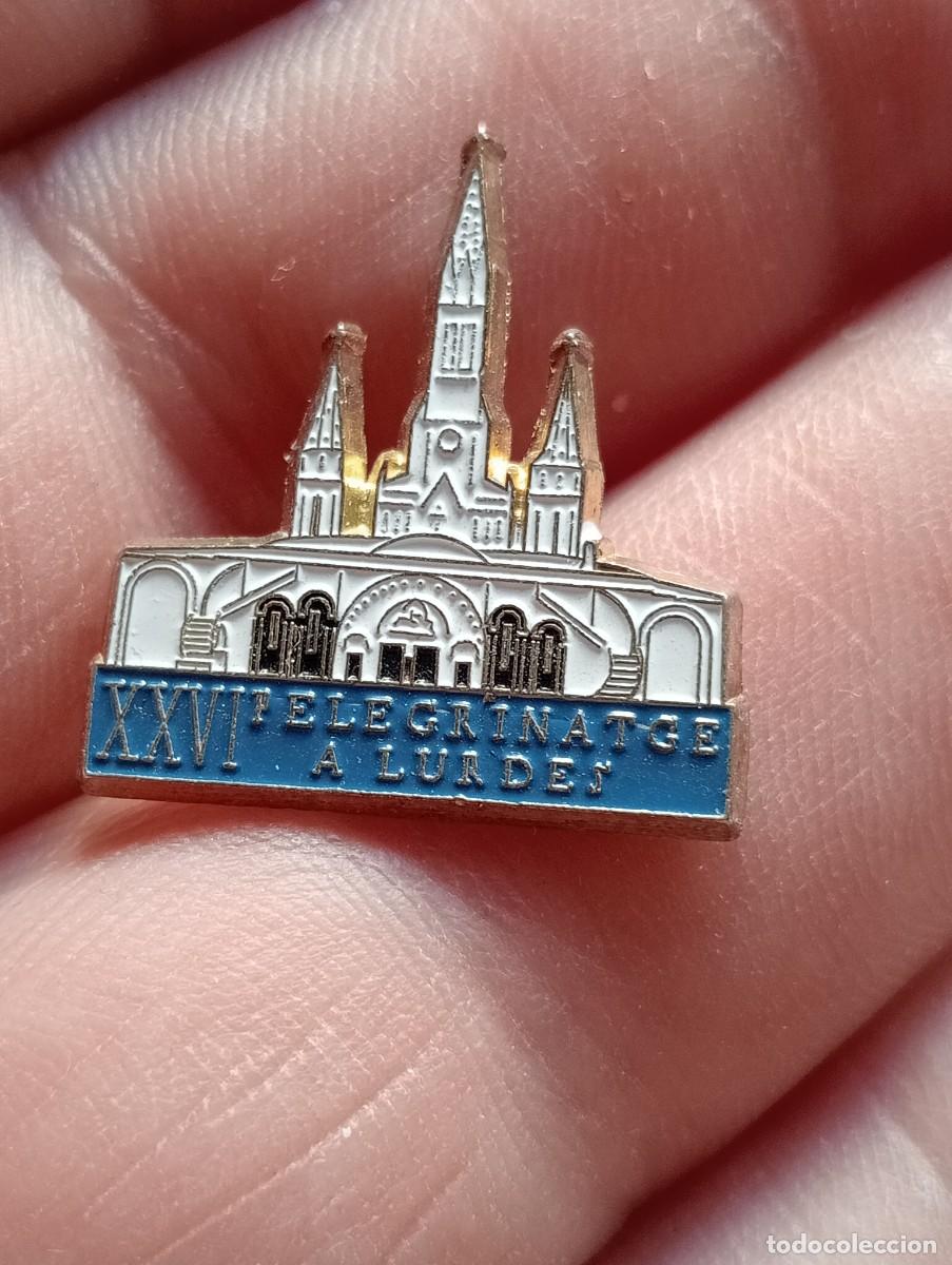 Pins de colecci&oacute;n: PINS LOURDES PEREGRINACI&Oacute;N RELIGIOSO VIRGEN XXVI PELEGRINATGE A LOURDET G