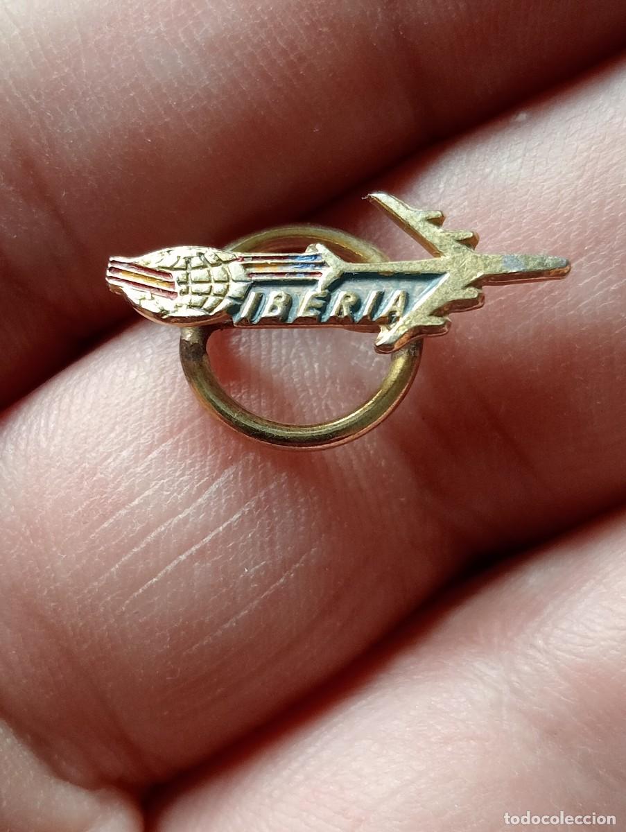 Pins de colecci&oacute;n: INSIGNIA IBERIA AEROLINEAS LINEAS AEREAS ESPA&Ntilde;OLAS AVIACI&Oacute;N COMPA&Ntilde;&Iacute;A PINS OJAL AVI&Oacute;N