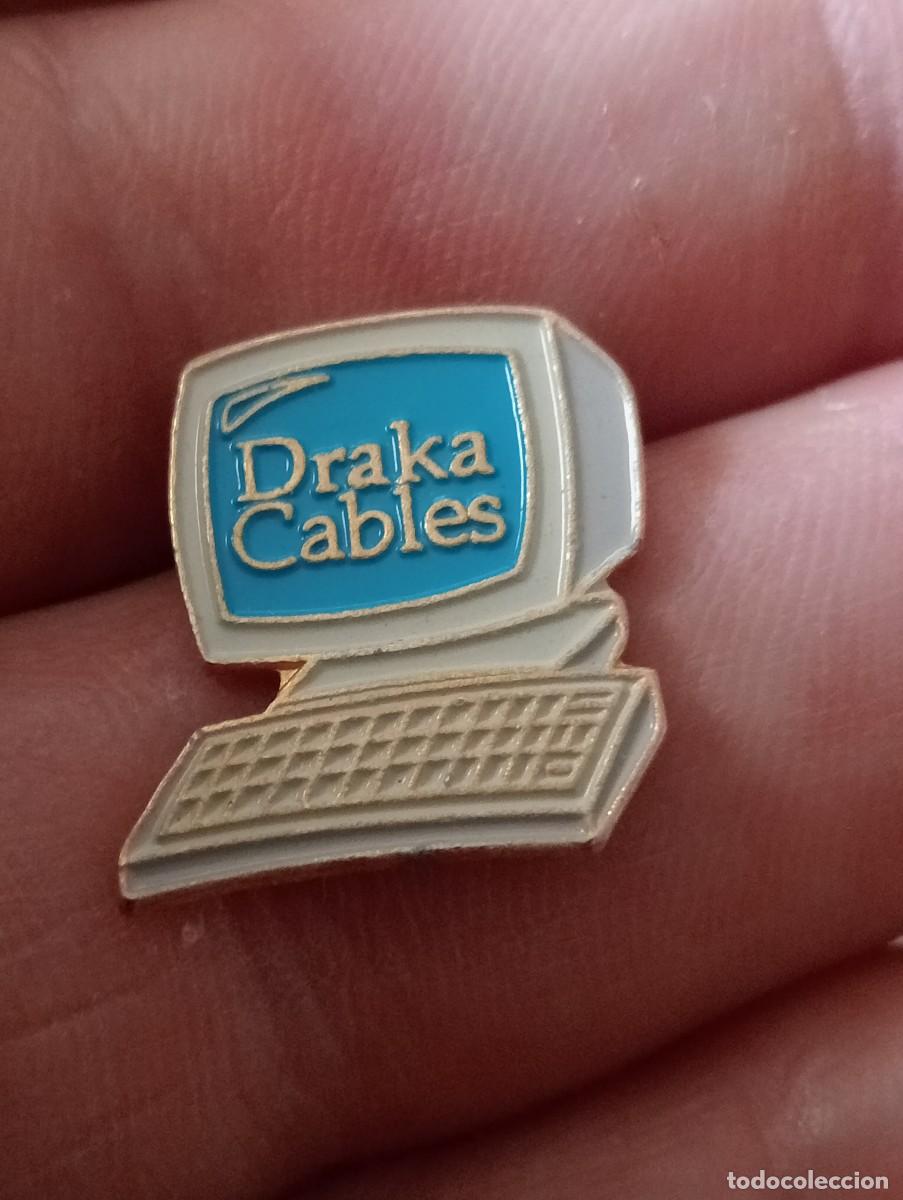 Pins de colecci&oacute;n: PINS DRAKA CABLES EMPRESA CABLEADOS ORDENADOR