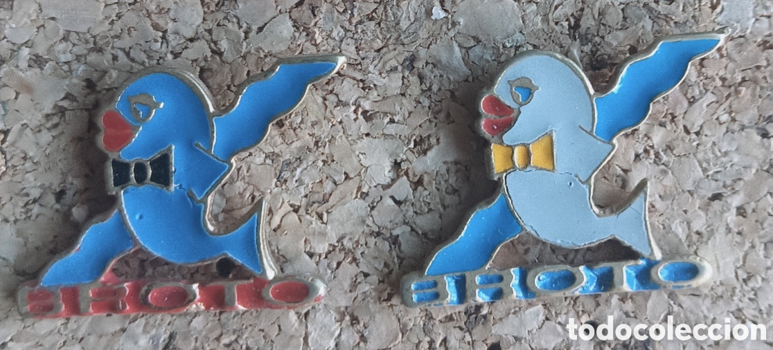 Pins de colecci&oacute;n: LOTE 2 PINS AUTOCARES BROTO