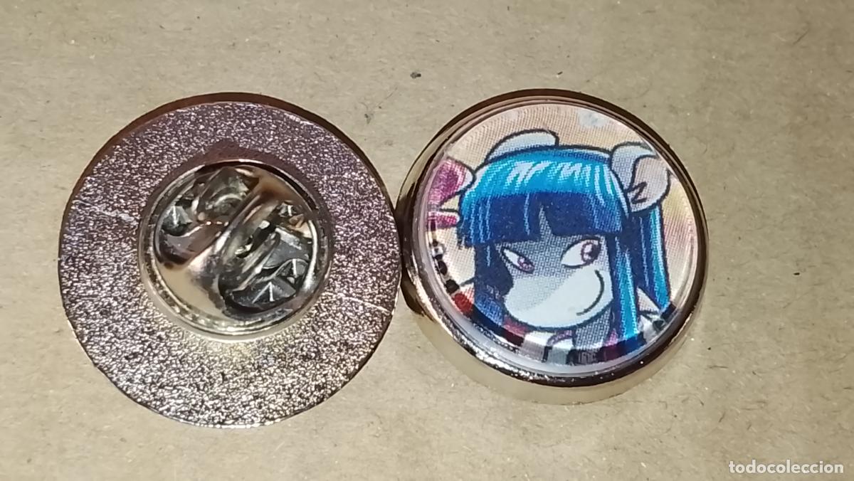 Pins de colecci&oacute;n: pin redondo metal - infantil dibujos animados c&oacute;mics Tea Stilton