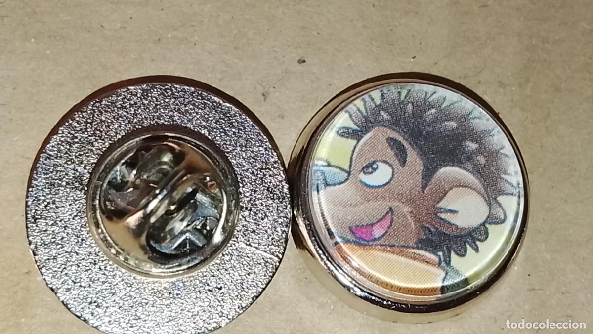 Pins de colecci&oacute;n: pin redondo metal - infantil dibujos animados c&oacute;mics Tea Stilton