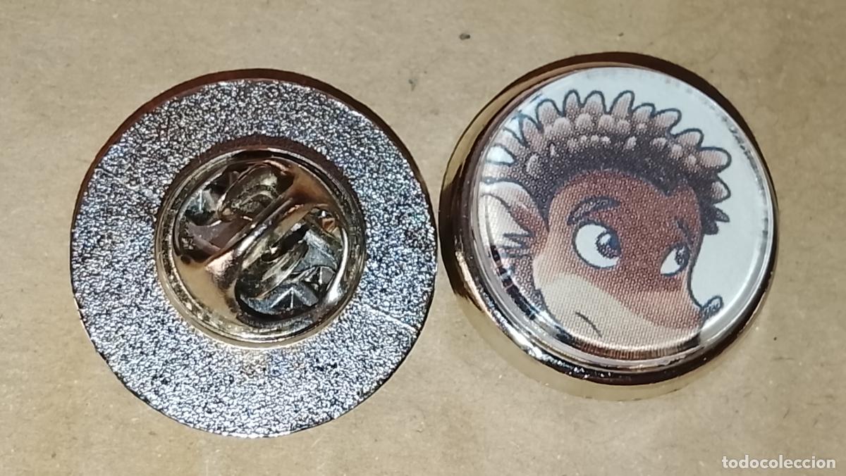 Pins de colecci&oacute;n: pin redondo metal - infantil dibujos animados c&oacute;mics Tea Stilton