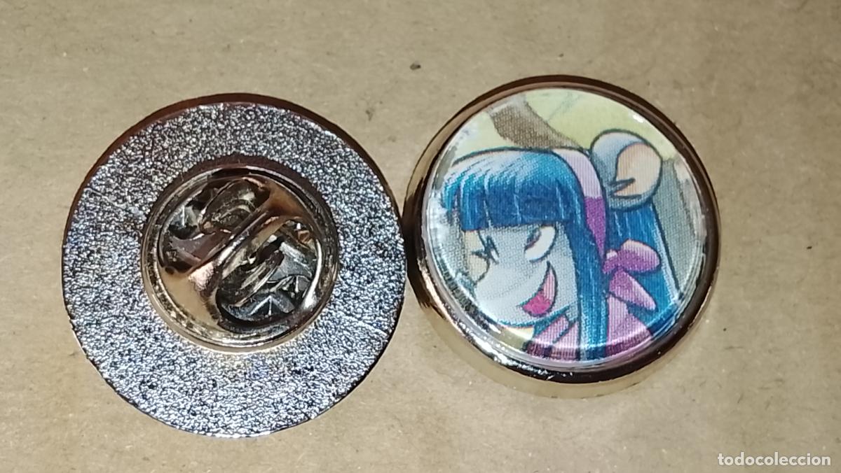 Pins de colecci&oacute;n: pin redondo metal - infantil dibujos animados c&oacute;mics Tea Stilton
