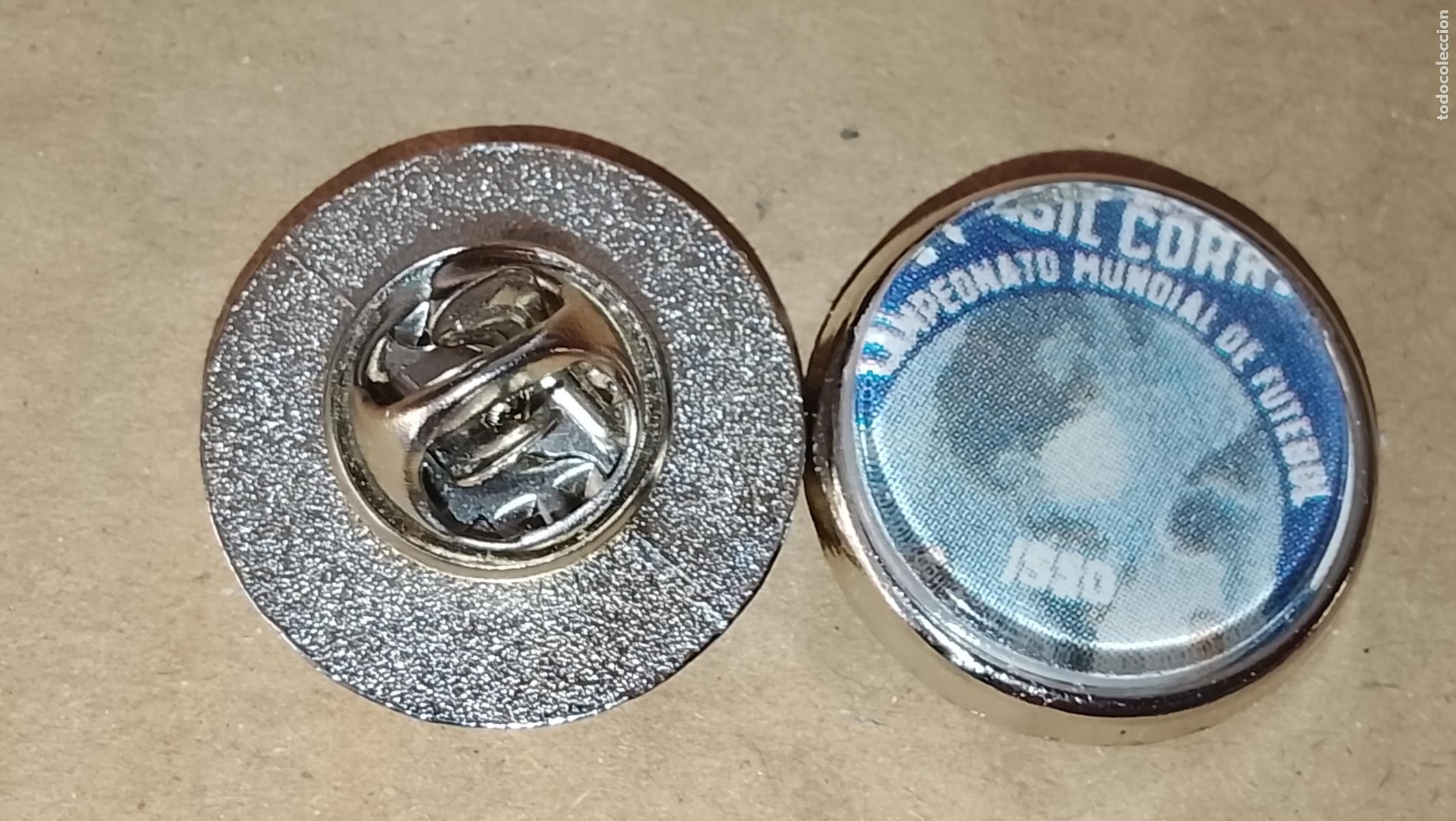Pins de colecci&oacute;n: pin redondo metal - campeonato mundiales de f&uacute;tbol