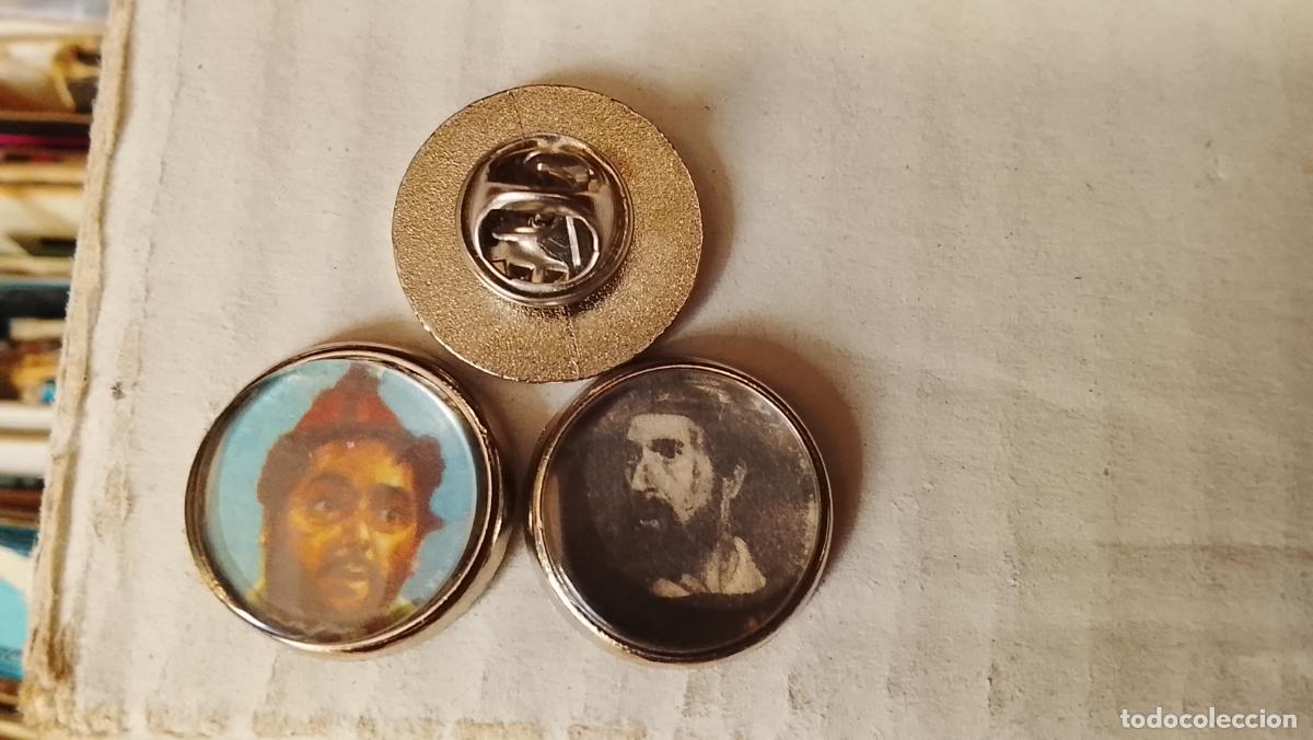 Pins de colecci&oacute;n: 2 PINS REDONDO METAL - DON QUIJOTE DE LA MANCHA Y SANCHO PANZA