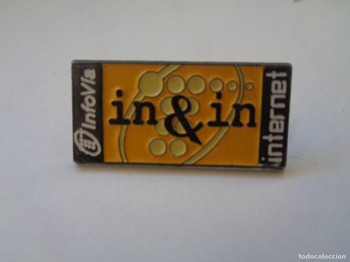 Pins de colecci&oacute;n: PIN DE TELEFONICA - INFOVIA : IN & IN , INTERNET