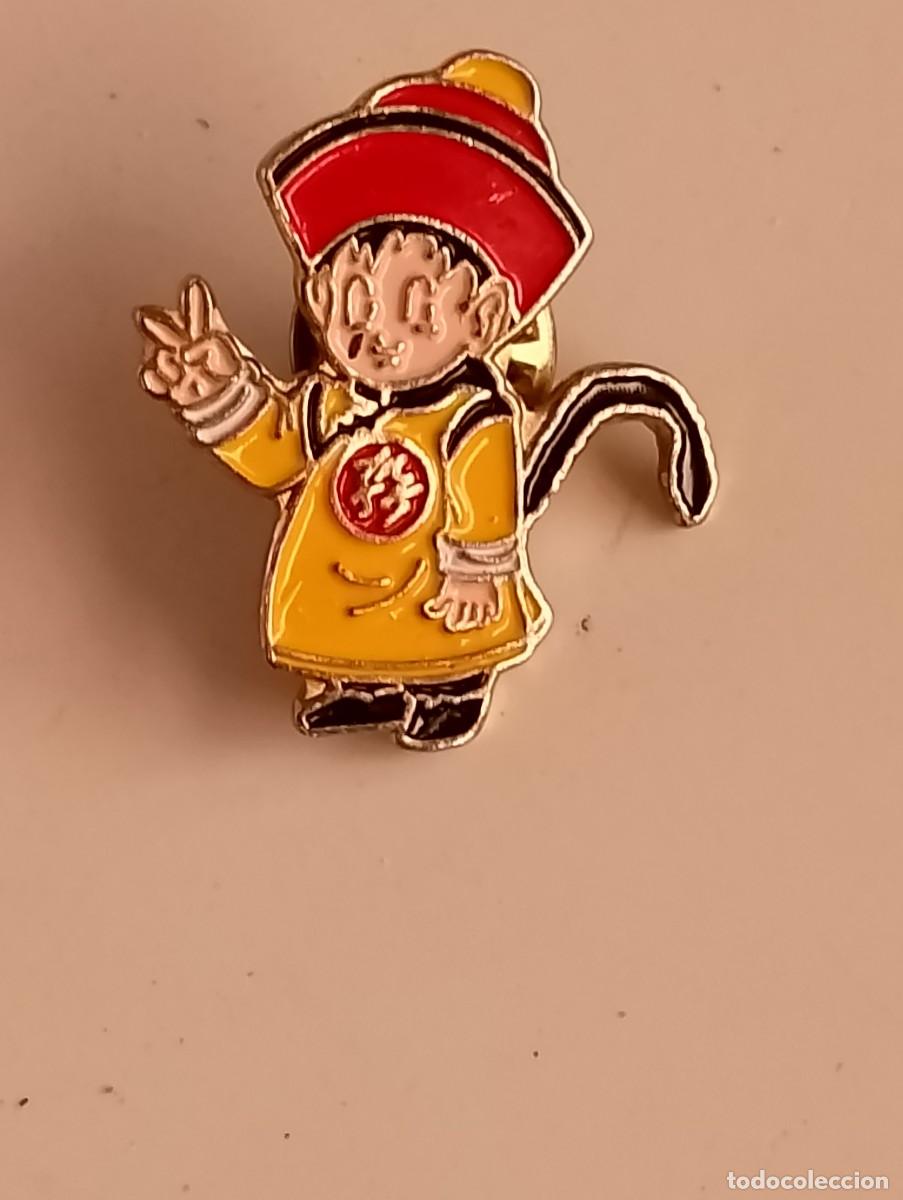 Pins de colecci&oacute;n: Pin Vintage Kid Goku (Dragon Ball) - Toei Animation 1989 - Original y Raro