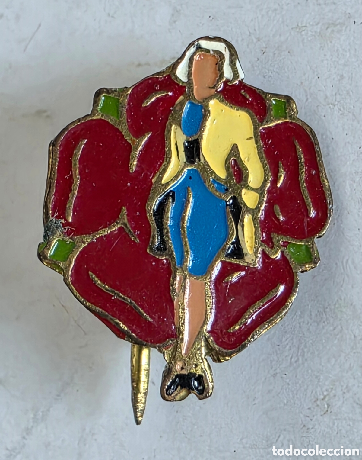 Pins de colecci&oacute;n: Insignia aguja Sanidad Femenina Reus - Tarragona Guerra Civil Espa&ntilde;ola