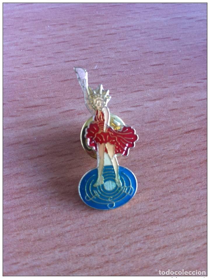 Pins de colecci&oacute;n: PIN'S MARILYN MONROE ESTATUA DE LA LIBERTAD VINILO LP M&Uacute;SICA PIN-UP